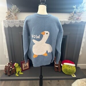 Aelfric Eden “Wow Goose” Graphic Sweater – Sold Out Online – Size M